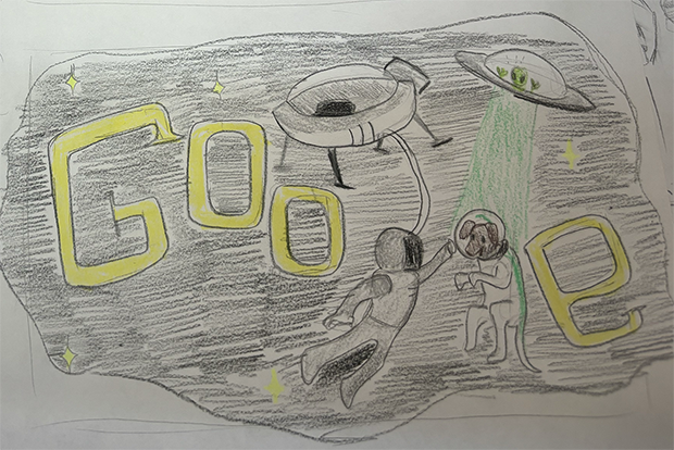 Google Doodle rough